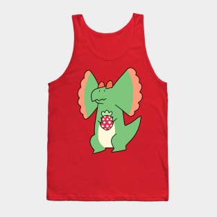 Strawberry Dilophosaurus Tank Top